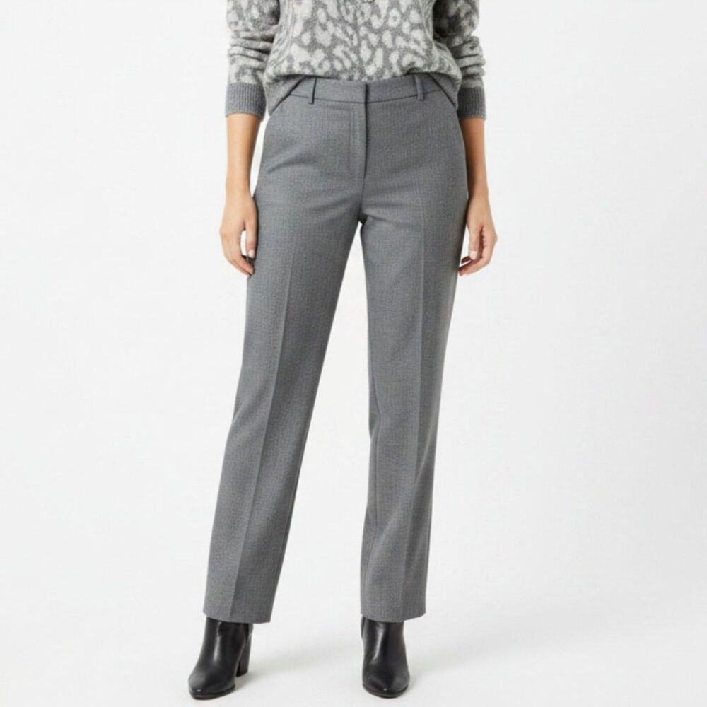 Lafayette 148 Gray Career Trouser Pants 6